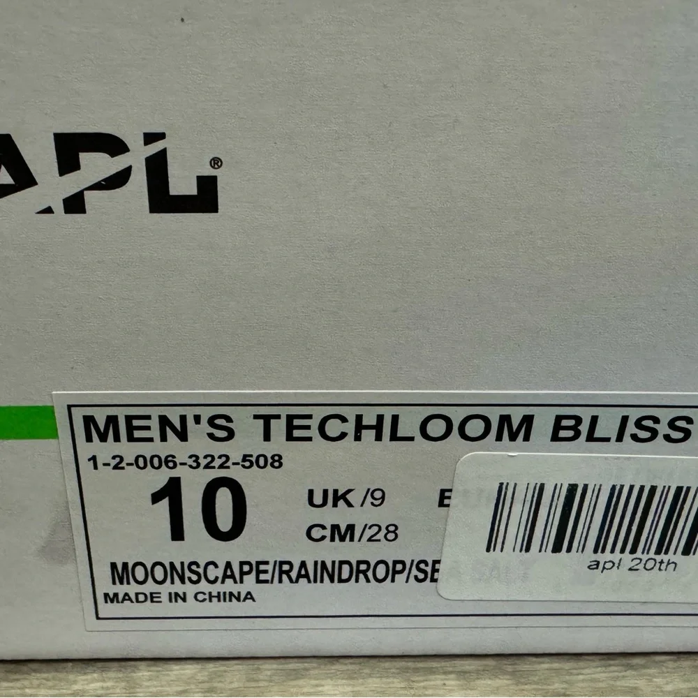 APL TechLoom Bliss Moonscape/Raindrop M US 10 MSRP $245 Athletic Propulsion Lab - Picture 6 of 8
